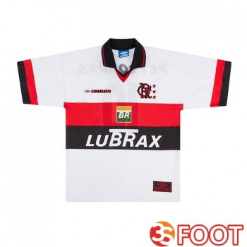 Maillot De Foot Flamengo Retro Exterieur Blanc 1998-1999