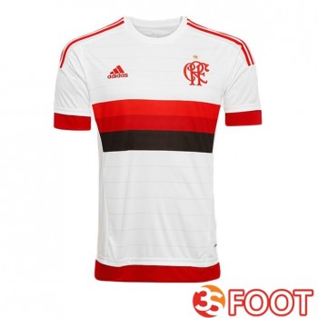 Maillot De Foot Flamengo Retro Exterieur Blanc 2015-2016