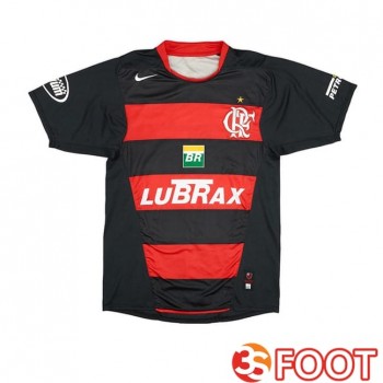 Maillot De Foot Flamengo Retro Third Noir Rouge 2005-2006