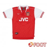 Maillot De Foot Arsenal Retro Domicile Rouge Blanc 1996-1997