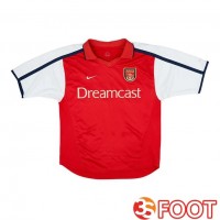 Maillot De Foot Arsenal Retro Domicile Rouge Blanc 2001-2002