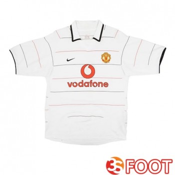 Maillot De Foot Manchester United Retro Third Blanc 2003-2005