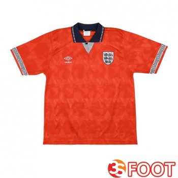 Maillot De Foot Angleterre Retro Exterieur Orange 1990
