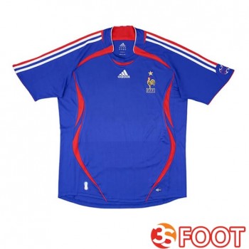 Maillot De Foot France Retro Domicile Bleu 2006