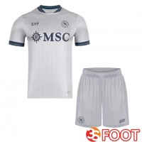 Maillot De Foot SSC Naples EURO Enfant Gardien De but Gris 2025/2026