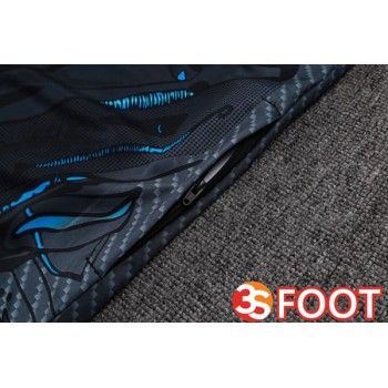 Ensemble Veste Survetement De Foot SSC Naples Gris 2025/2026