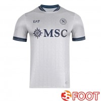 Maillot De Foot SSC Naples EURO Gardien De but Gris 2025/2026