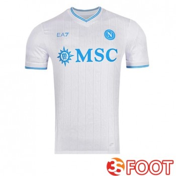 Maillot De Foot SSC Naples EURO Exterieur Blanc 2025/2026