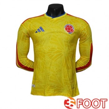 Maillot Equipe Foot Colombie Domicile Manches Longues 2025/2026