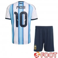 Maillot Foot Equipe De Argentine (MESSI 10) Enfant Domicile Bleu Blanc 2026/2027