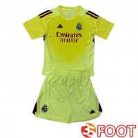 Maillot De Foot Real Madrid Enfant Gardien De but Jaune 2025/2026