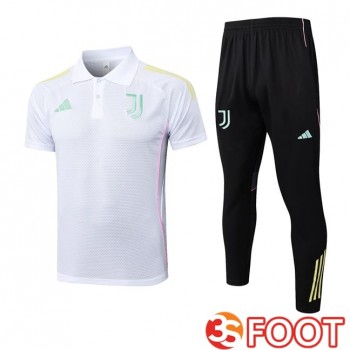 Ensemble Polo Juventus + Pantalon Blanc 2025/2026