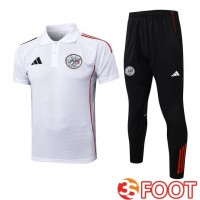 Ensemble Polo AFC Ajax + Pantalon Blanc 2025/2026