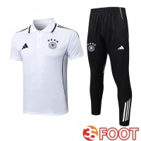 Ensemble Polo Allemagne + Pantalon Blanc 2025/2026