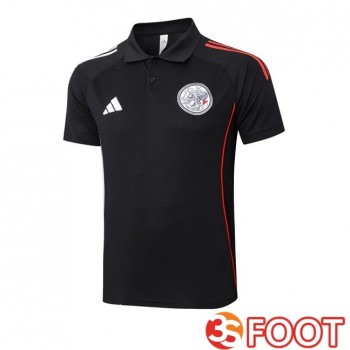 Polo Foot AFC Ajax Noir 2025/2026