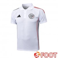 Polo Foot AFC Ajax Blanc 2025/2026