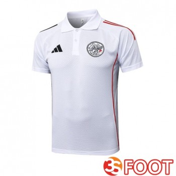 Polo Foot AFC Ajax Blanc 2025/2026