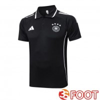 Polo Foot Allemagne Noir 2025/2026