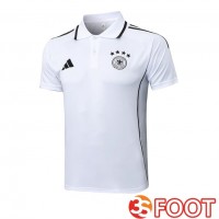Polo Foot Allemagne Blanc 2025/2026