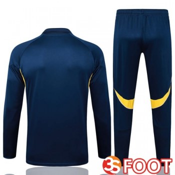 Ensemble Survetement De Foot Boca Juniors Bleu Royal 2025/2026