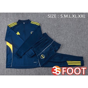 Ensemble Survetement De Foot Boca Juniors Bleu Royal 2025/2026