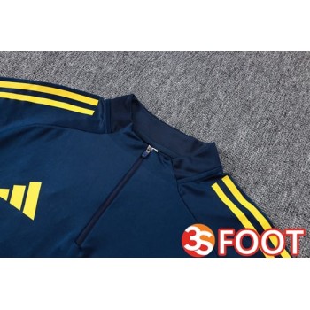 Ensemble Survetement De Foot Boca Juniors Bleu Royal 2025/2026