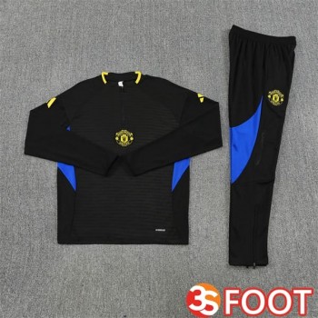 Ensemble Survetement De Foot Manchester United Noir 2025/2026