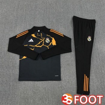 Ensemble Survetement De Foot Real Madrid Noir 2025/2026