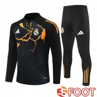 Ensemble Survetement De Foot Real Madrid Noir 2025/2026