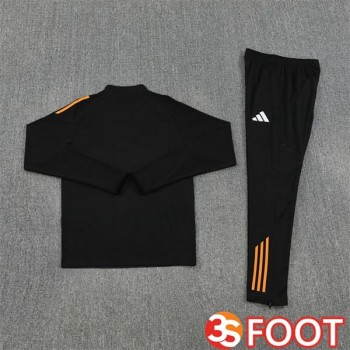 Ensemble Survetement De Foot Real Madrid Noir 2025/2026