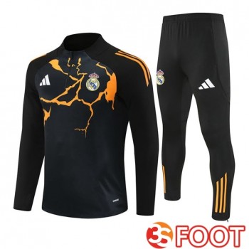 Ensemble Survetement De Foot Real Madrid Noir 2025/2026