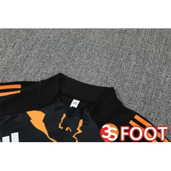 Ensemble Survetement De Foot Real Madrid Noir 2025/2026