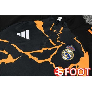Ensemble Survetement De Foot Real Madrid Noir 2025/2026