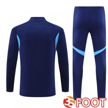 Ensemble Survetement De Foot Real Madrid Bleu Royal 2025/2026