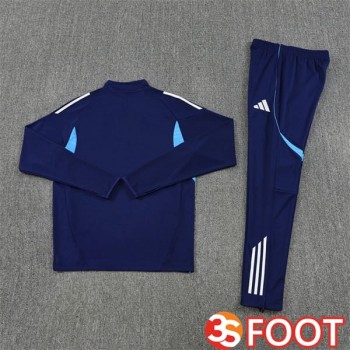 Ensemble Survetement De Foot Real Madrid Bleu Royal 2025/2026