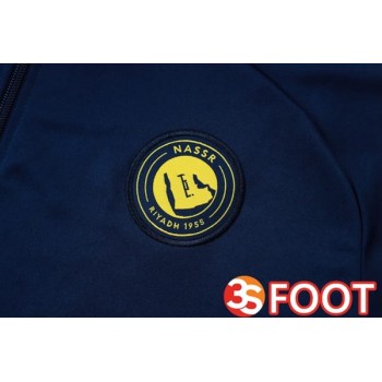 Ensemble Survetement De Foot - Veste Al-Nassr FC Bleu Royal 2025/2026
