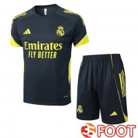 Ensemble Training T-Shirts Real Madrid + Shorts Gris 2025/2026