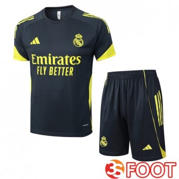 Ensemble Training T-Shirts Real Madrid + Shorts Gris 2025/2026