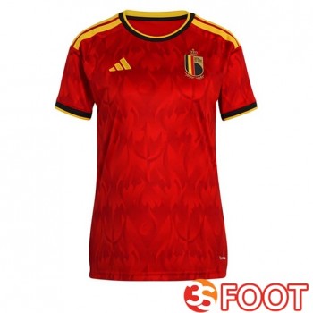 Maillot Foot Equipe De Belgique Femme Domicile Rouge 2026/2027