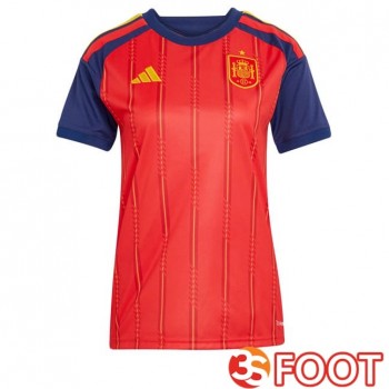 Maillot Foot Equipe De Espagne Femme Domicile Rouge 2026/2027