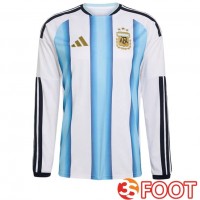 Maillot Foot Equipe De Argentine Domicile Manche Longue Bleu Blanc 2026/2027