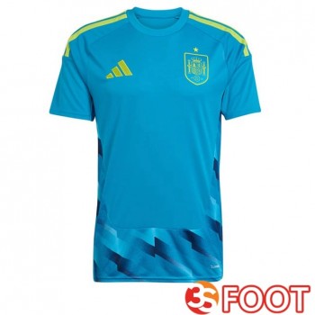 Maillot Foot Equipe De Espagne Gardien De but Bleu 2026/2027