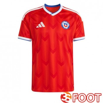 Maillot Foot Equipe De Chili Domicile Rouge 2026/2027