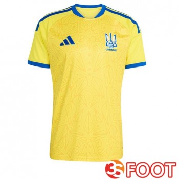 Maillot Foot Equipe De Ukraine Domicile Jaune 2026/2027
