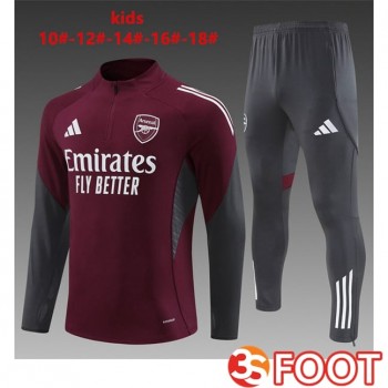 Ensemble Survetement De Foot Arsenal Enfant Marron 2025/2026