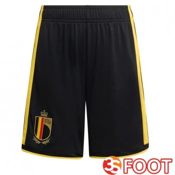 Short De Foot Belgique Domicile Noir 2026/2027