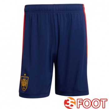 Short De Foot Espagne Domicile Bleu Royal 2026/2027