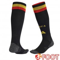 Chaussettes De Foot Belgique Domicile Noir 2026/2027