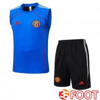 Gilet Foot Manchester United + Shorts Bleu 2025/2026