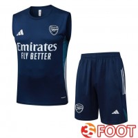 Gilet Foot Arsenal + Shorts Bleu Royal 2025/2026